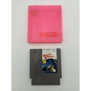 Maniac Mansion Nintendo Nes Authentic Video Game Cartridge & Case Untested